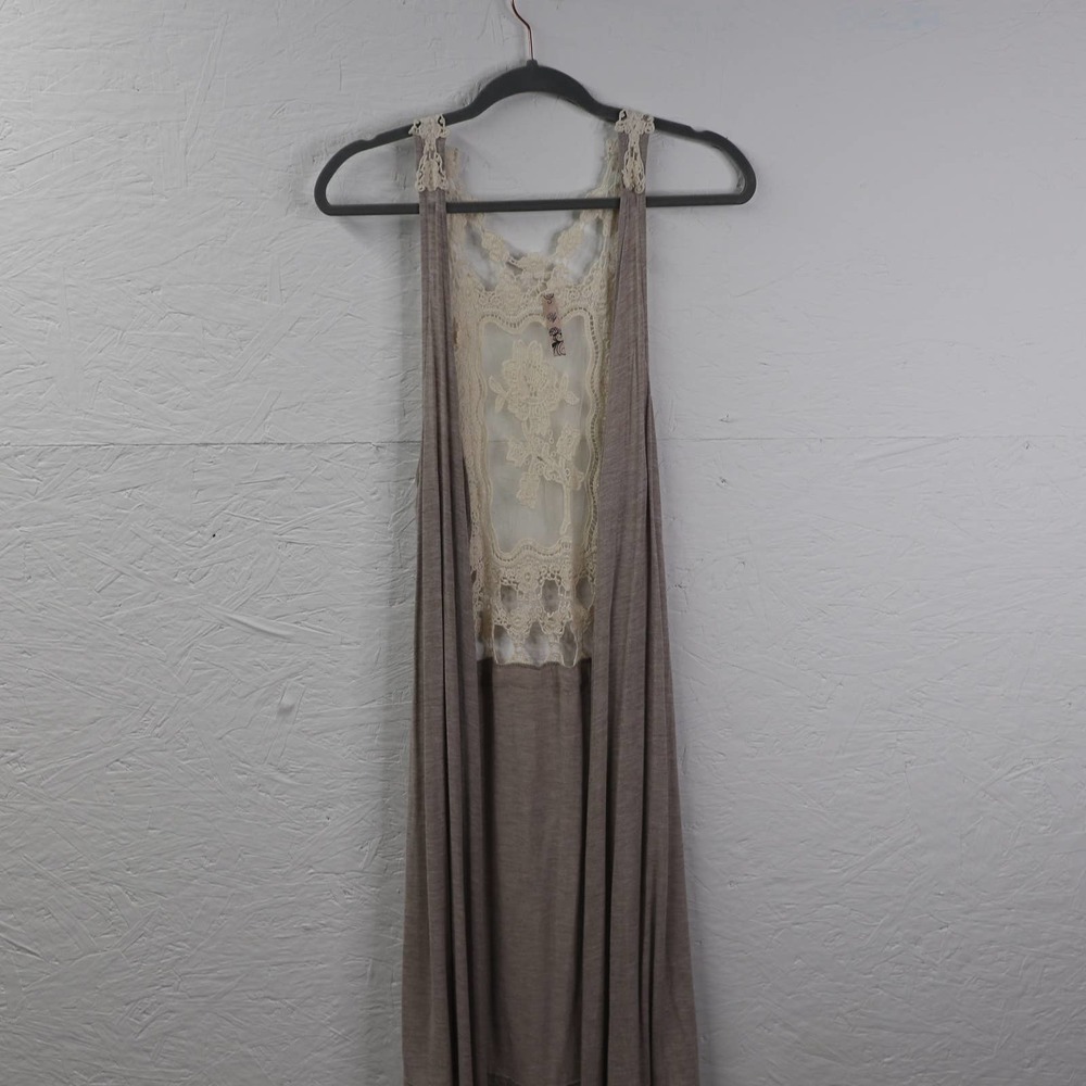 UJ Boutique Duster with Lace Rose Size Medium